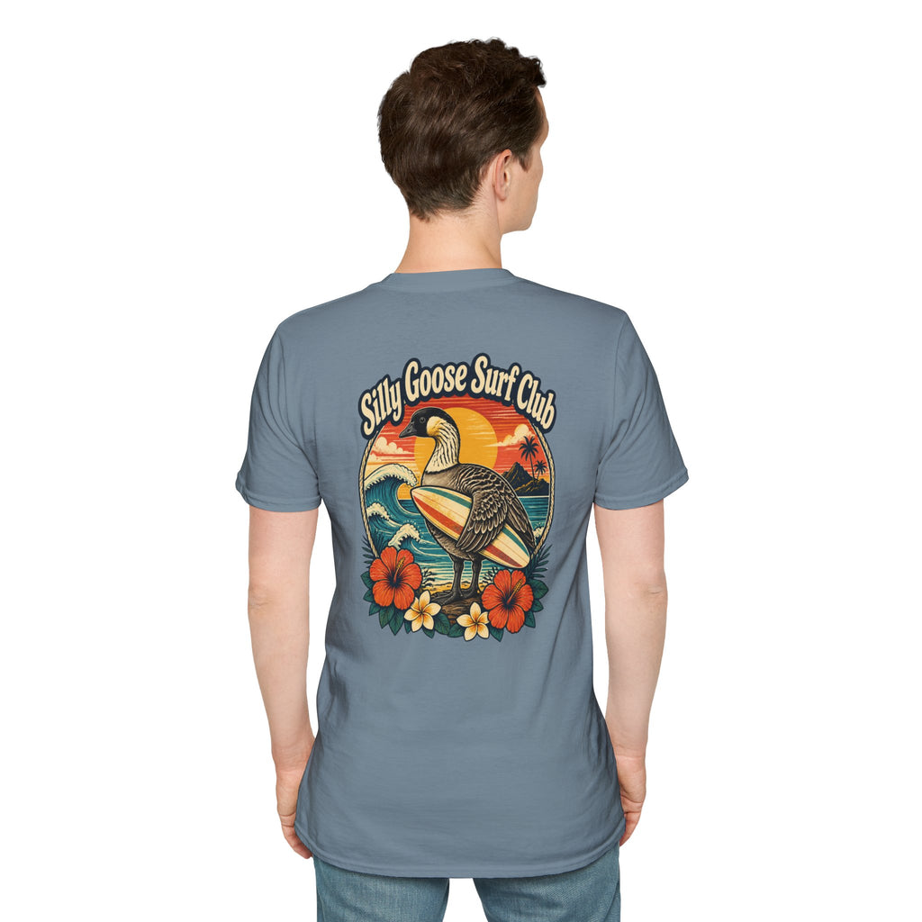 Silly Goose Surf Club Shirt – Retro Hawaiian Nēnē