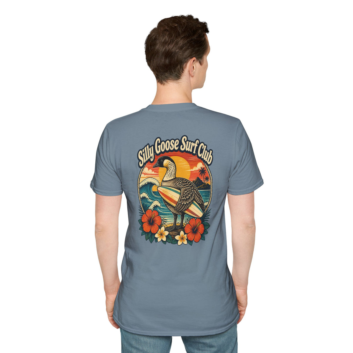 Silly Goose Surf Club Shirt – Retro Hawaiian Nēnē