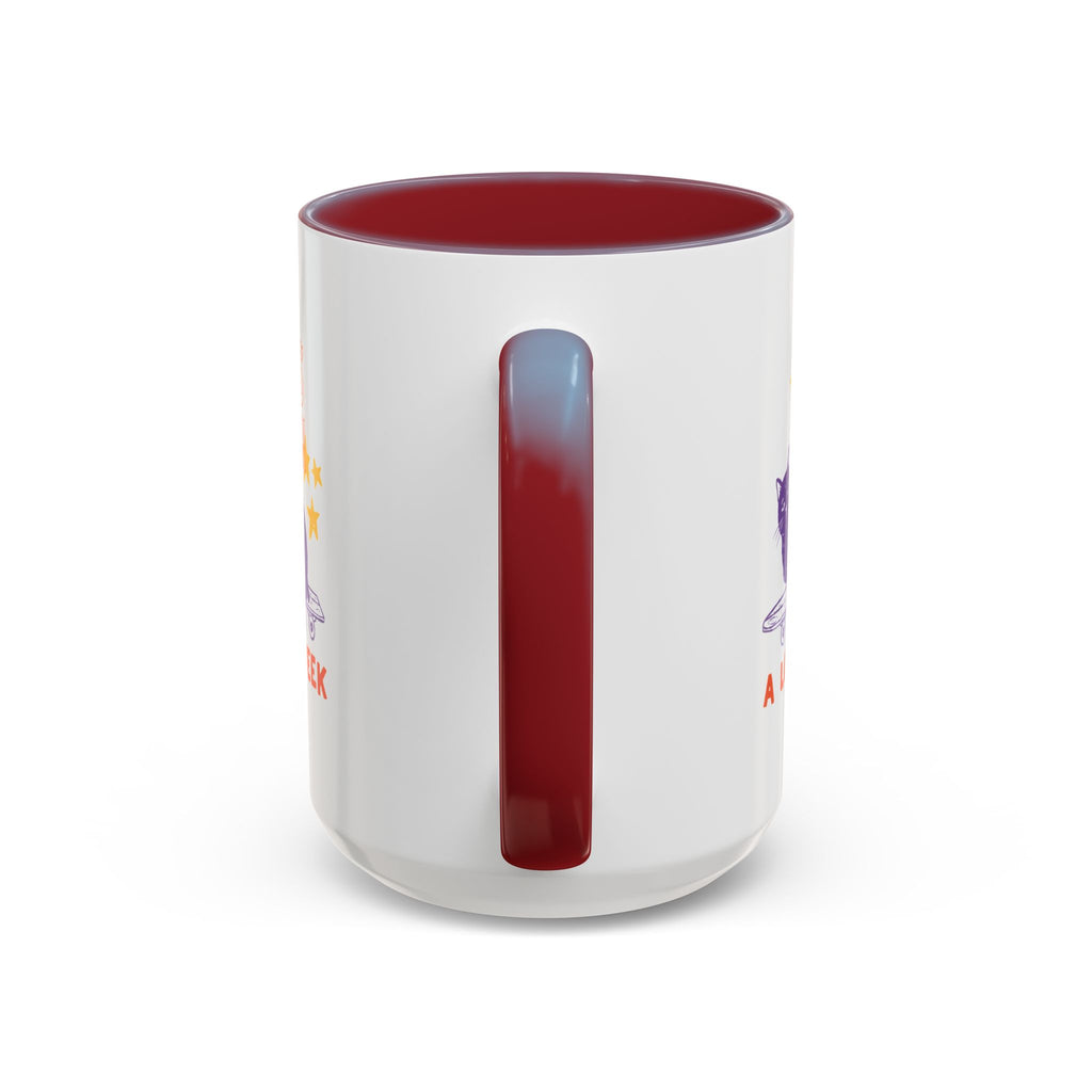 “It’s Been a Long Week” Cat on Skateboard Coffee Mug