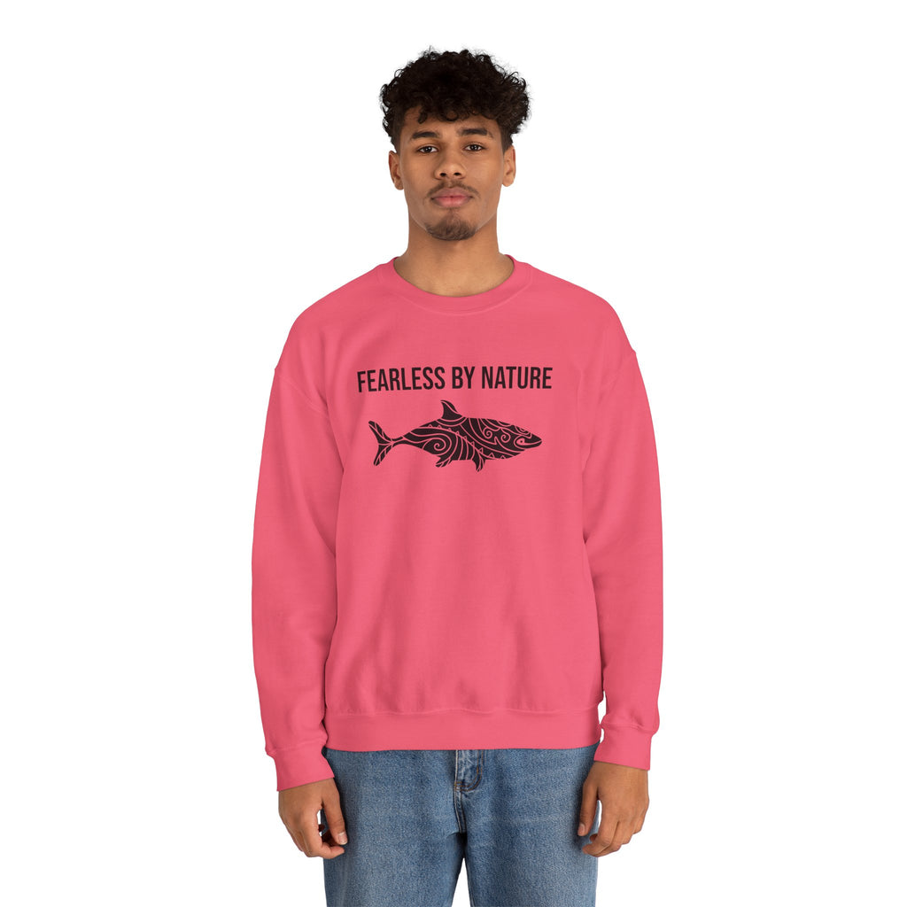 Fearless by Nature Tribal Shark Crewneck Sweatshirt
