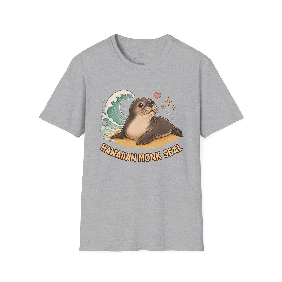 Hawaiian Monk Seal Graphic Shirt – Cute Ocean Design