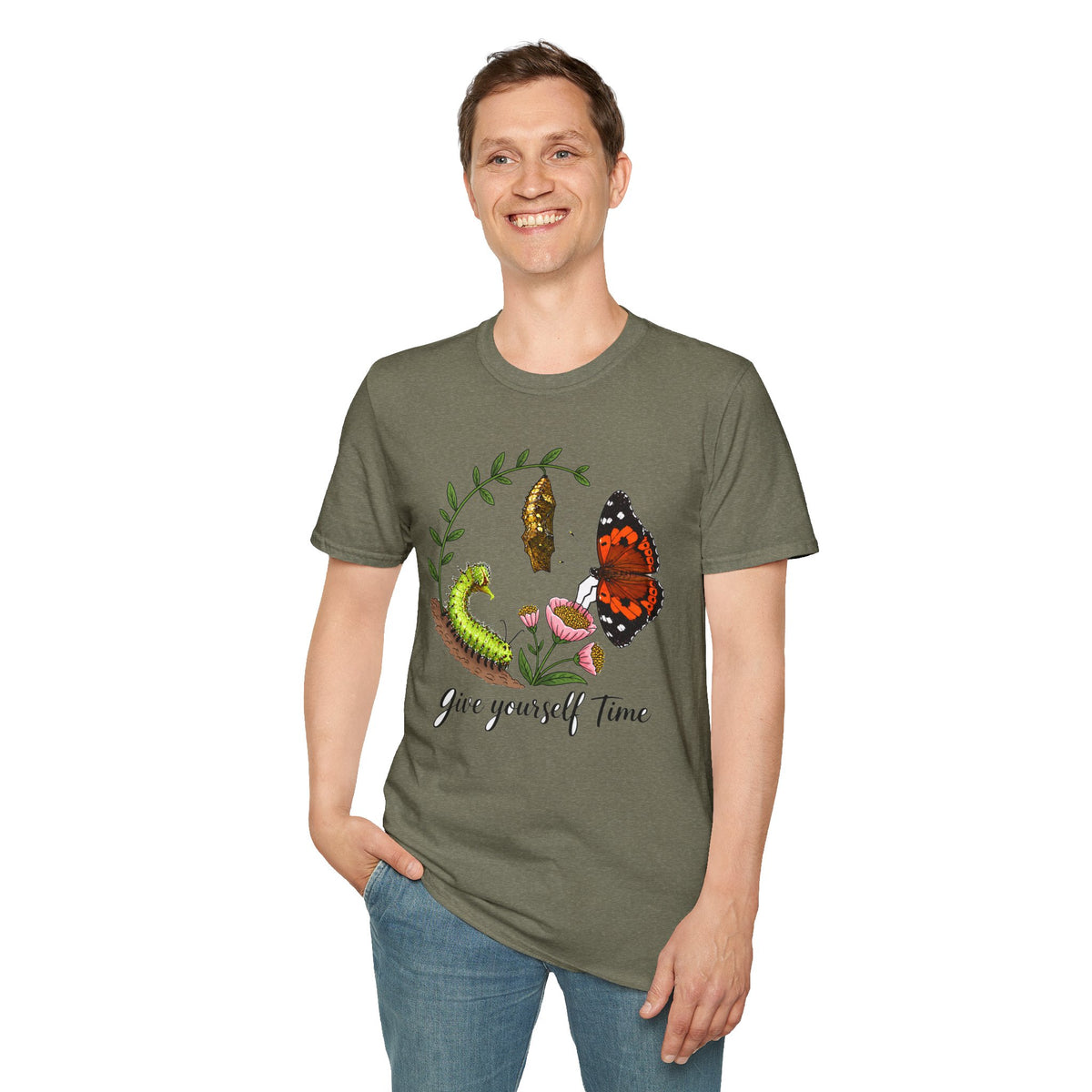 Give Yourself Time Kamehemeha Butterfly Transformation T-Shirt