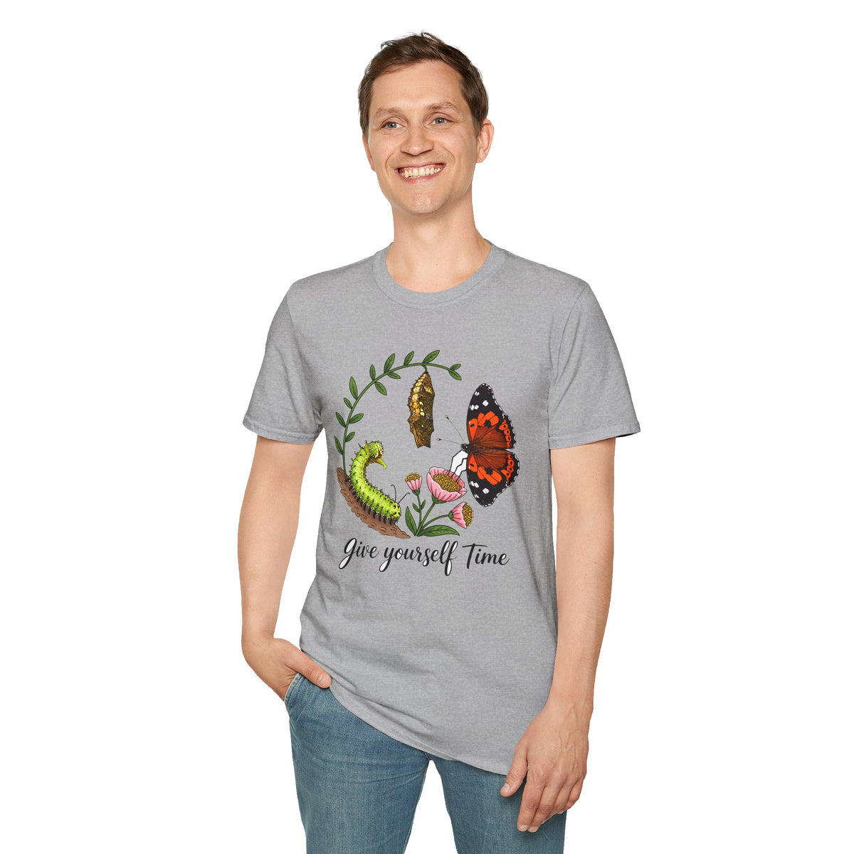 Give Yourself Time Kamehemeha Butterfly Transformation T-Shirt