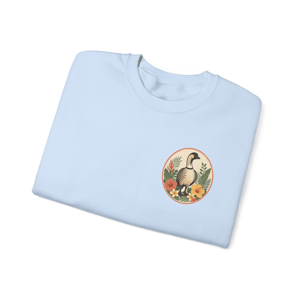 Vintage Goose Floral Crewneck – “Chaos Persists” Design