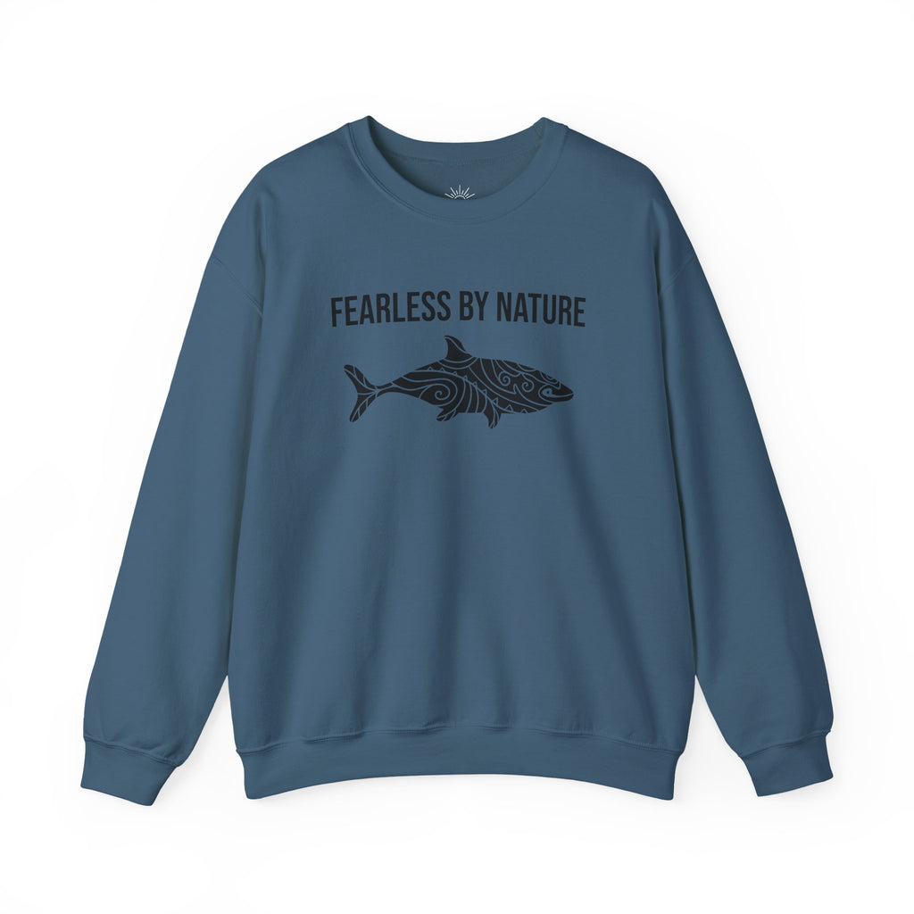 Fearless by Nature Tribal Shark Crewneck Sweatshirt