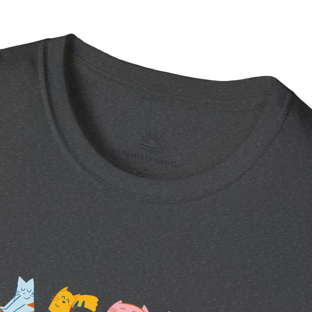 Meow Meow T-Shirt – Cute Cartoon Cats Graphic Tee