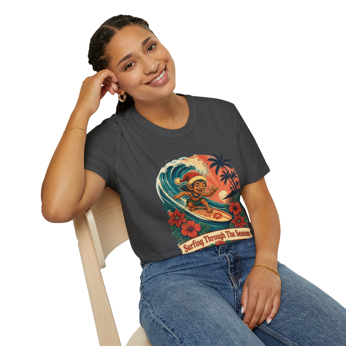 Menehune Surfing Through the Season T-Shirt