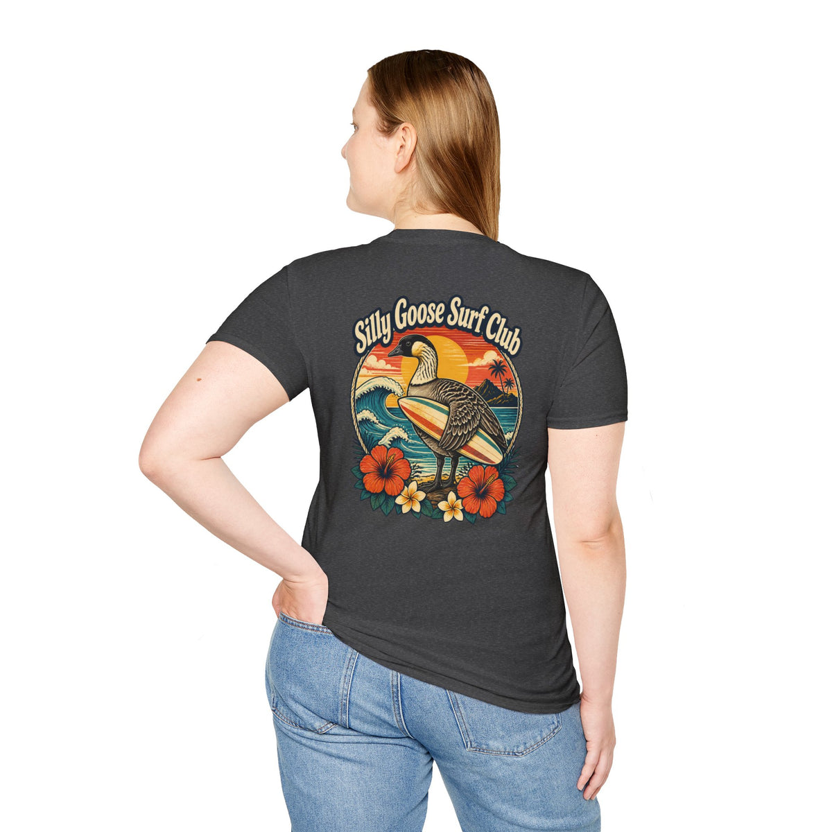 Silly Goose Surf Club Shirt – Retro Hawaiian Nēnē