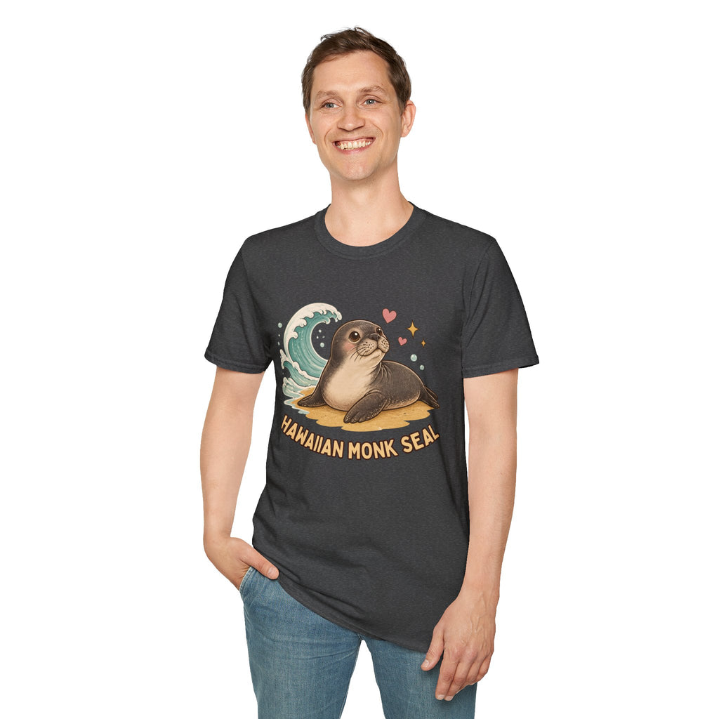 Hawaiian Monk Seal Graphic Shirt – Cute Ocean Design