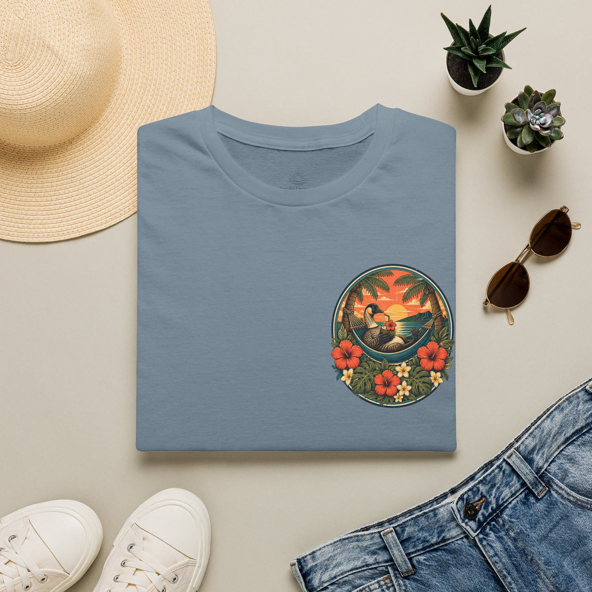 Silly Goose Surf Club Shirt – Retro Hawaiian Nēnē