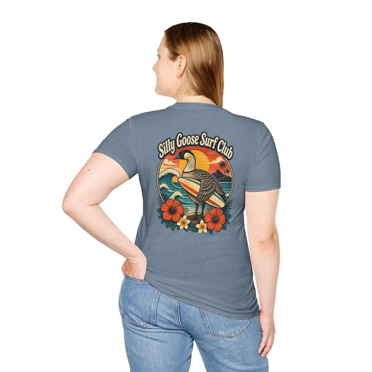 Silly Goose Surf Club Shirt – Retro Hawaiian Nēnē