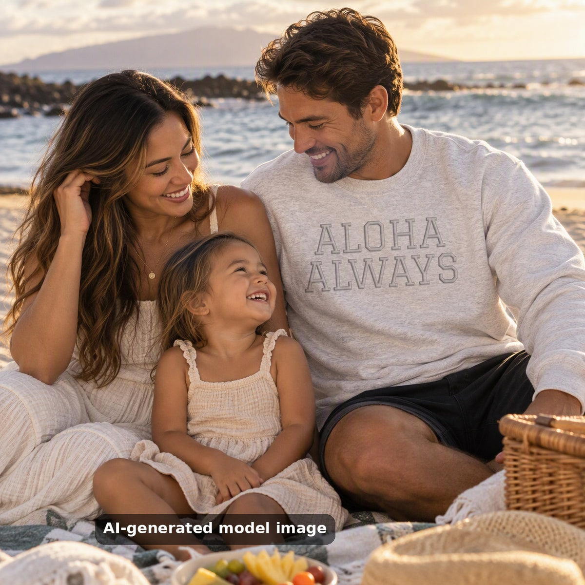 Aloha Always Crewneck — lifestyle photo