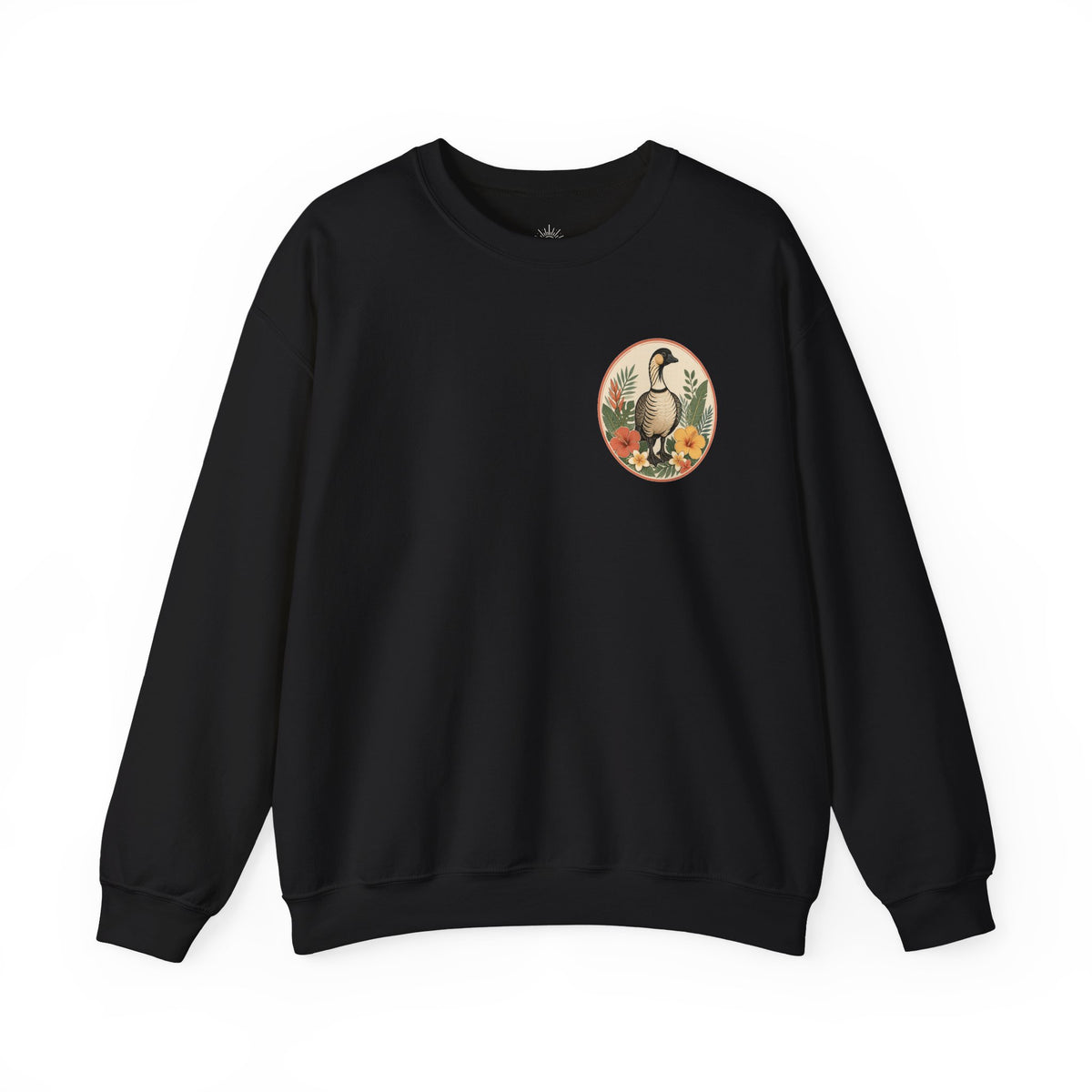 Vintage Goose Floral Crewneck – “Chaos Persists” Design