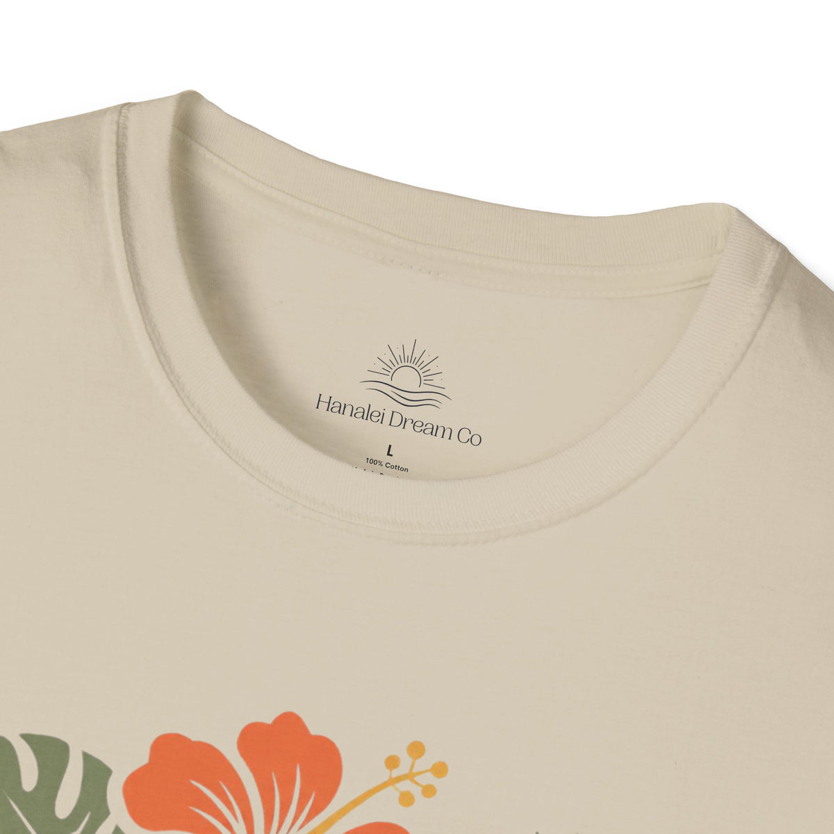 “DOG MAMA” Floral Paw Print Tropical Tee