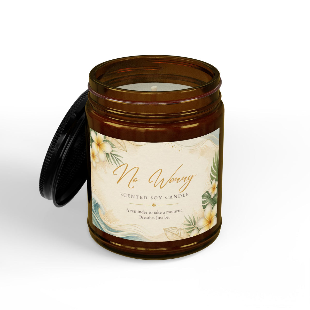 No Worry Hawaiian-Inspired Self-Care Candle