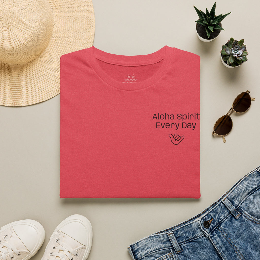 Aloha Spirit Every Day T-Shirt — Minimal Shaka Beach