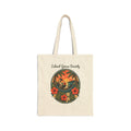 Island Nēnē Canvas Tote – Tropical Sunset Floral Design