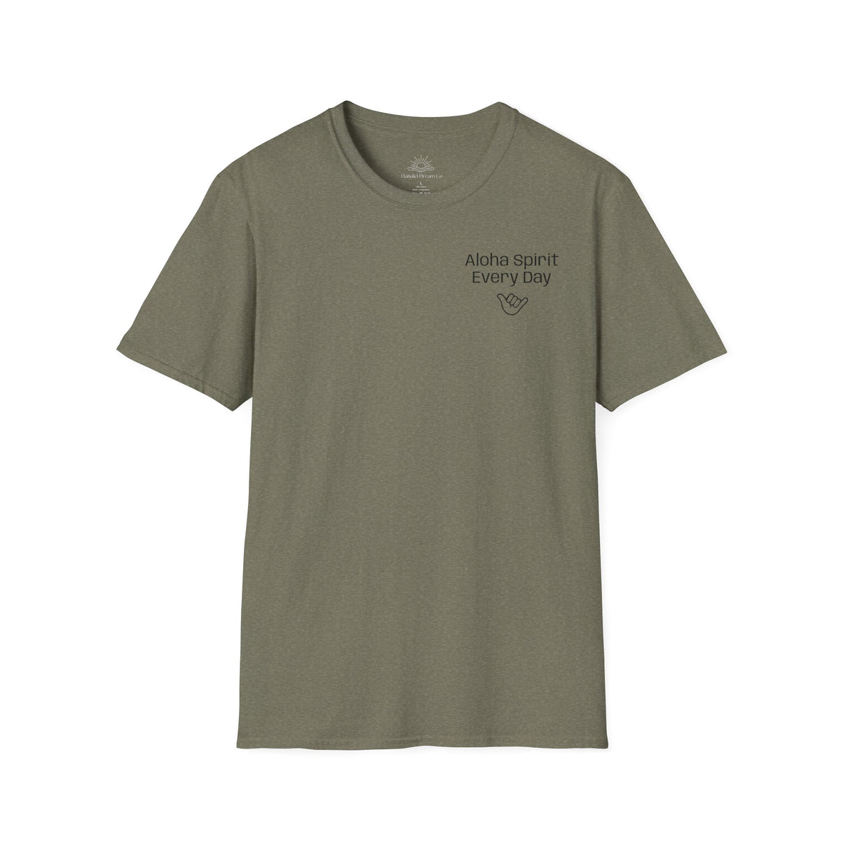 Aloha Spirit Every Day T-Shirt — Minimal Shaka Beach