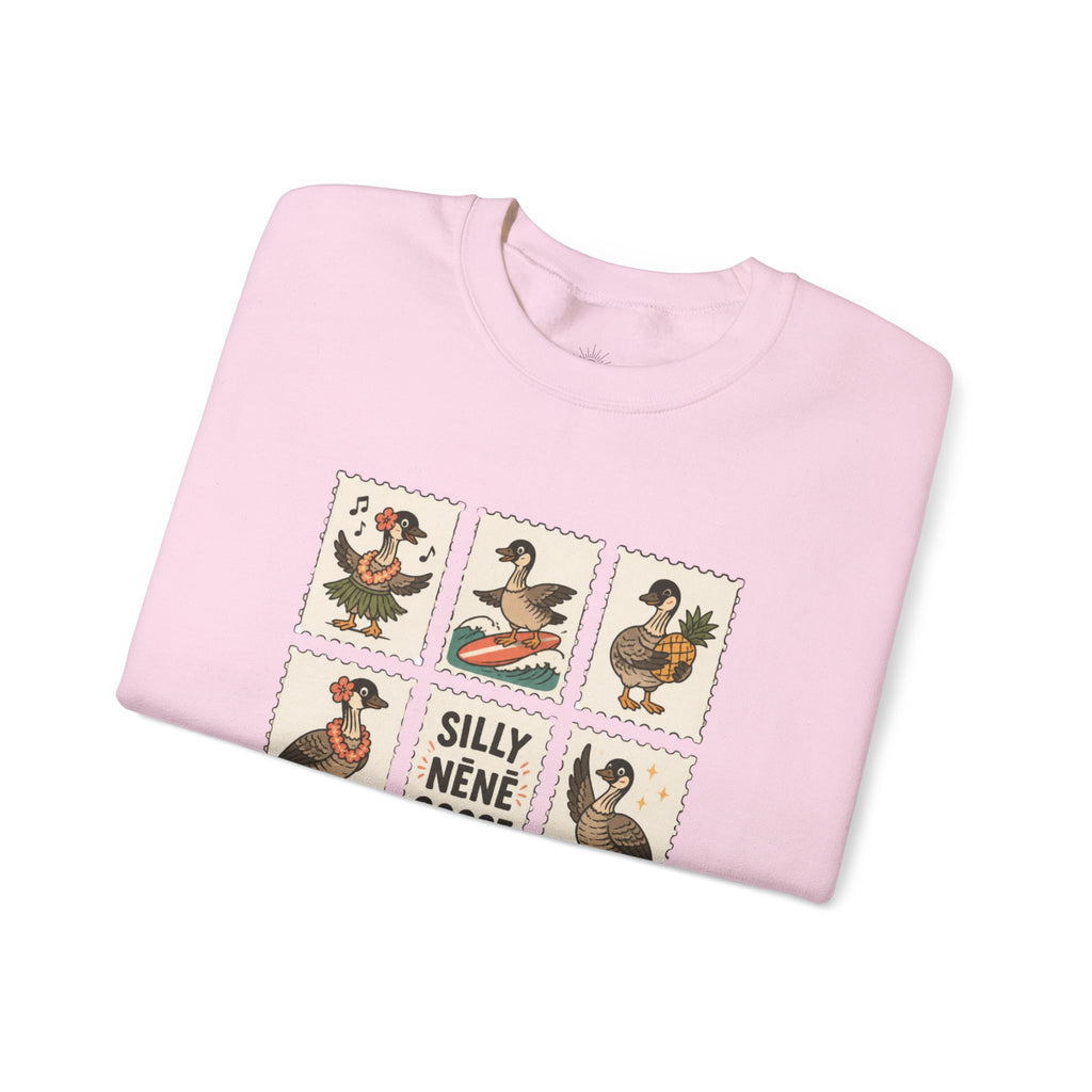 Silly Nēnē Goose Stamp Crewneck – Vintage Hawaiian