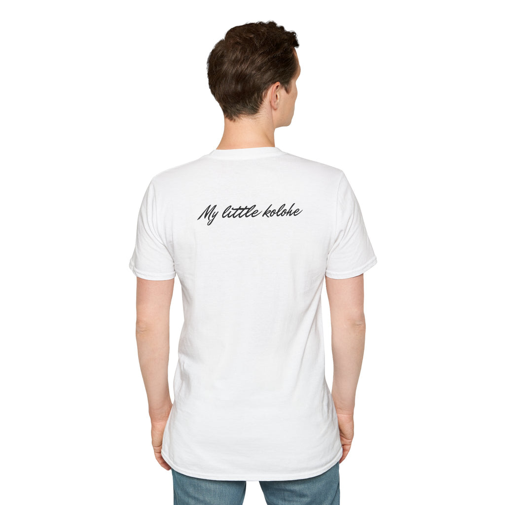 Personalized Pet Photo Polaroid Tee – Floral Frame, Custom Name