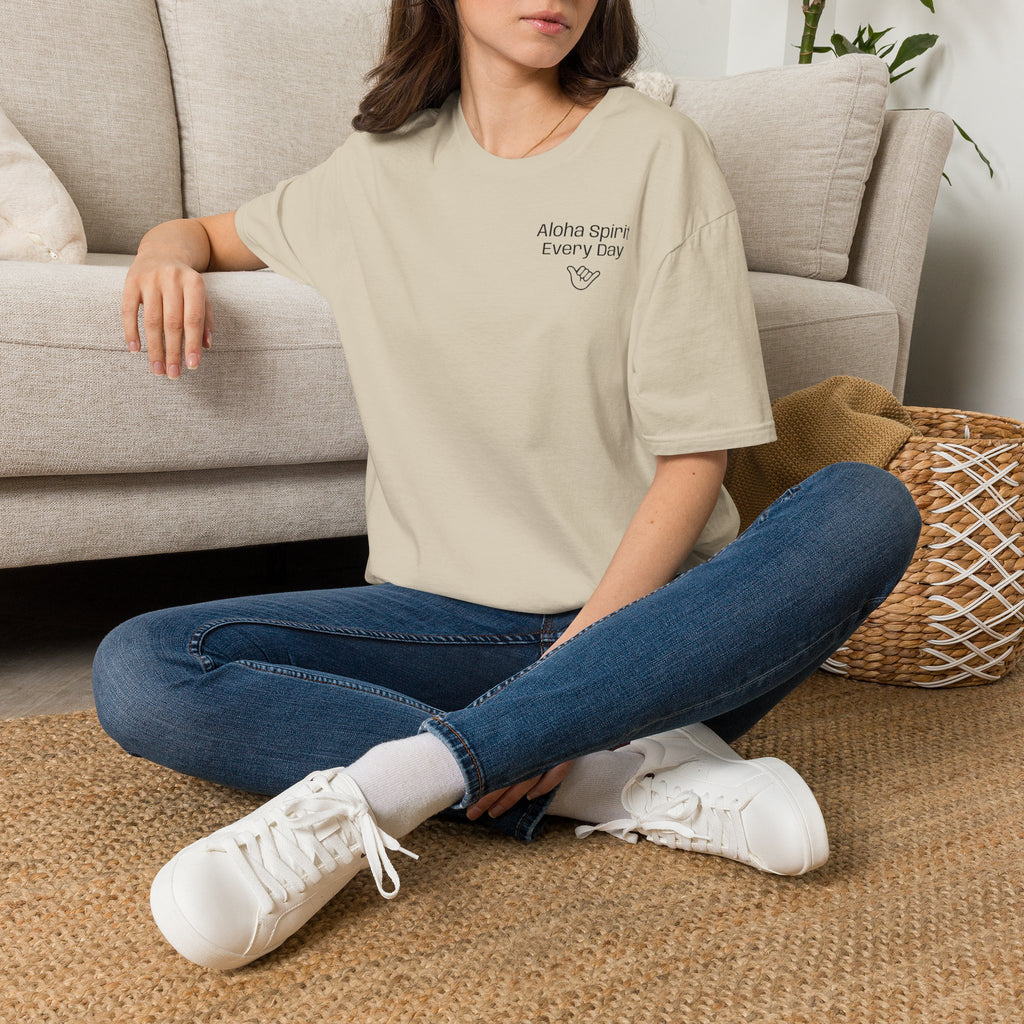 Aloha Spirit Every Day T-Shirt — Minimal Shaka Beach