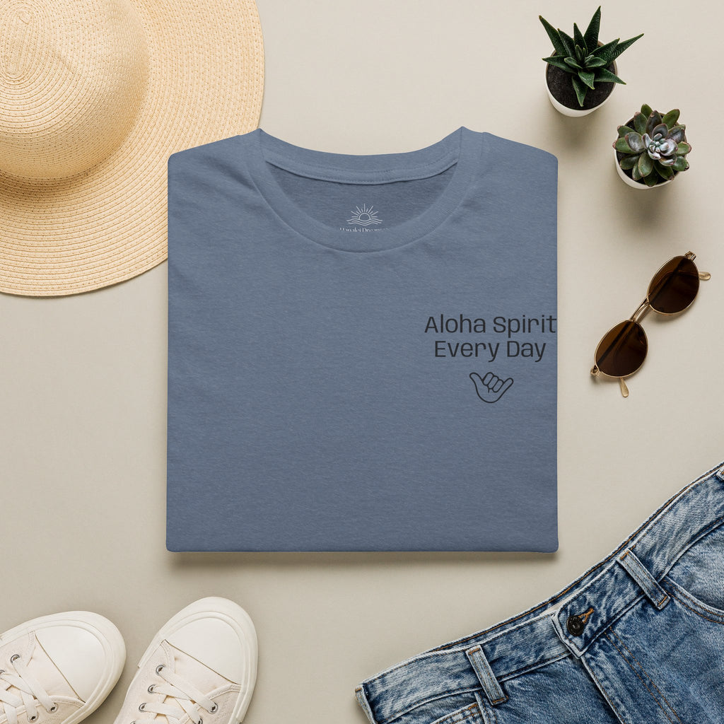 Aloha Spirit Every Day T-Shirt — Minimal Shaka Beach