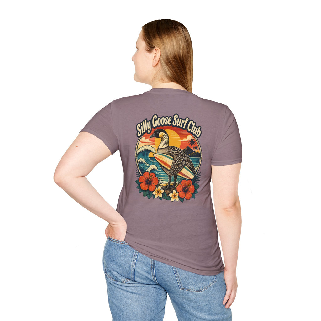 Silly Goose Surf Club Shirt – Retro Hawaiian Nēnē