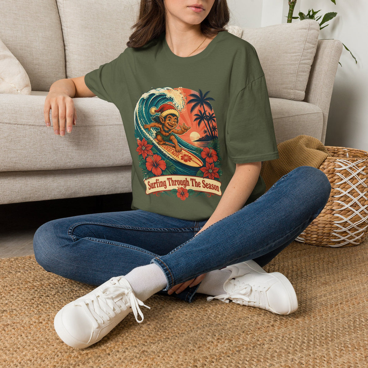 Menehune Surfing Through the Season T-Shirt