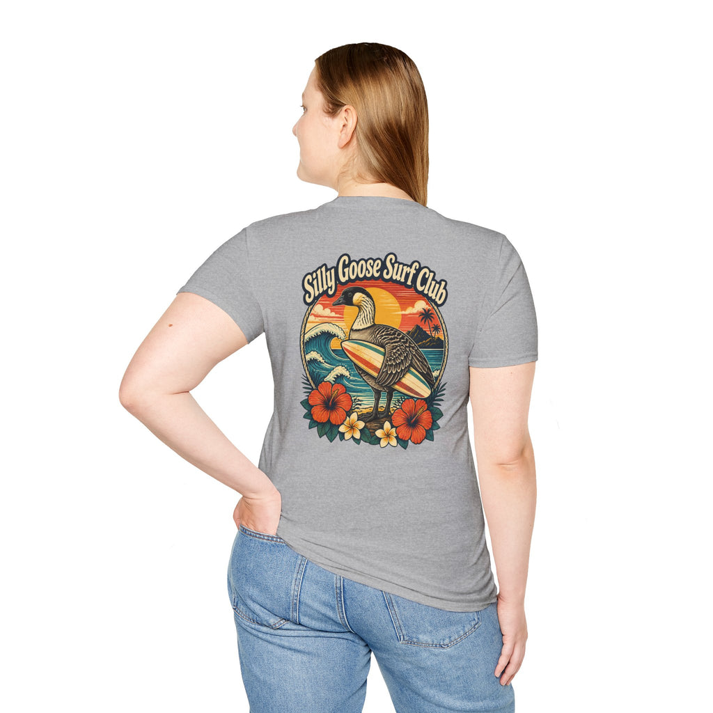Silly Goose Surf Club Shirt – Retro Hawaiian Nēnē