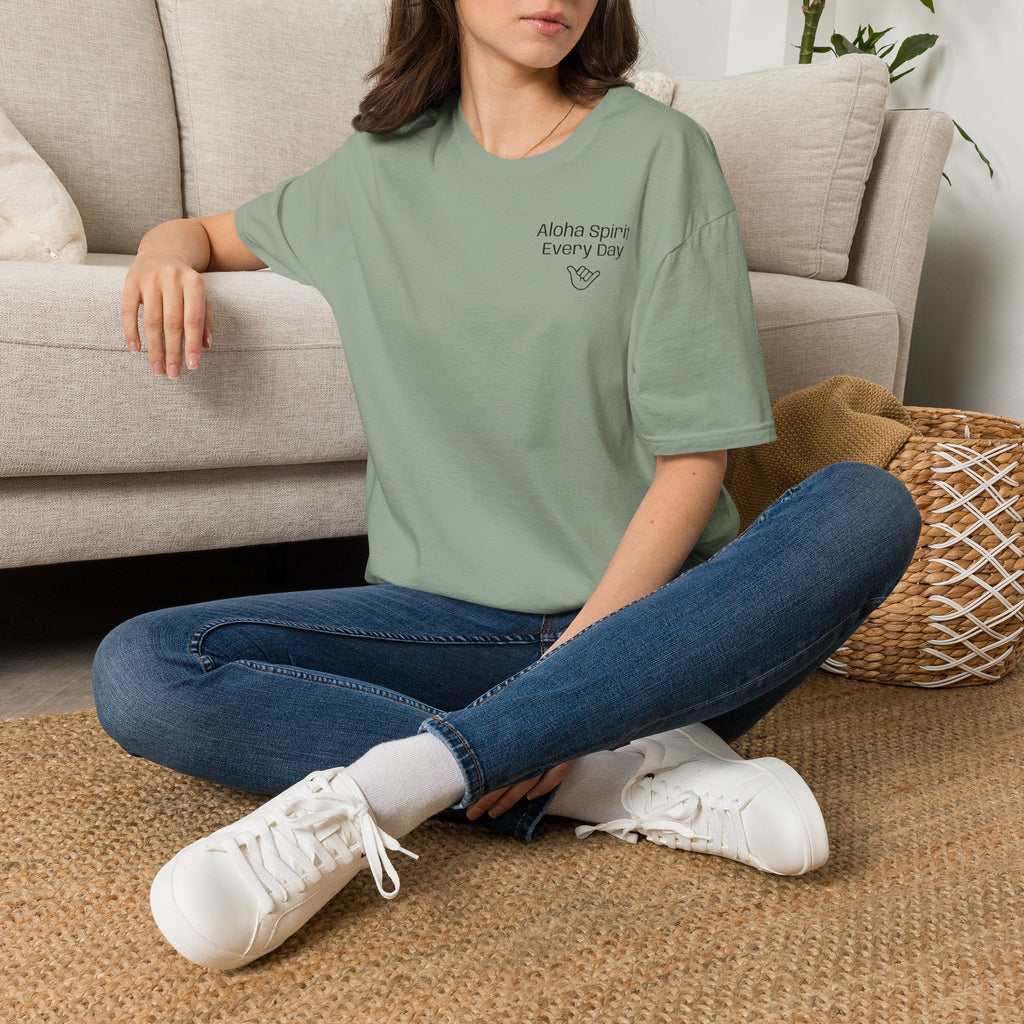 Aloha Spirit Every Day T-Shirt — Minimal Shaka Beach