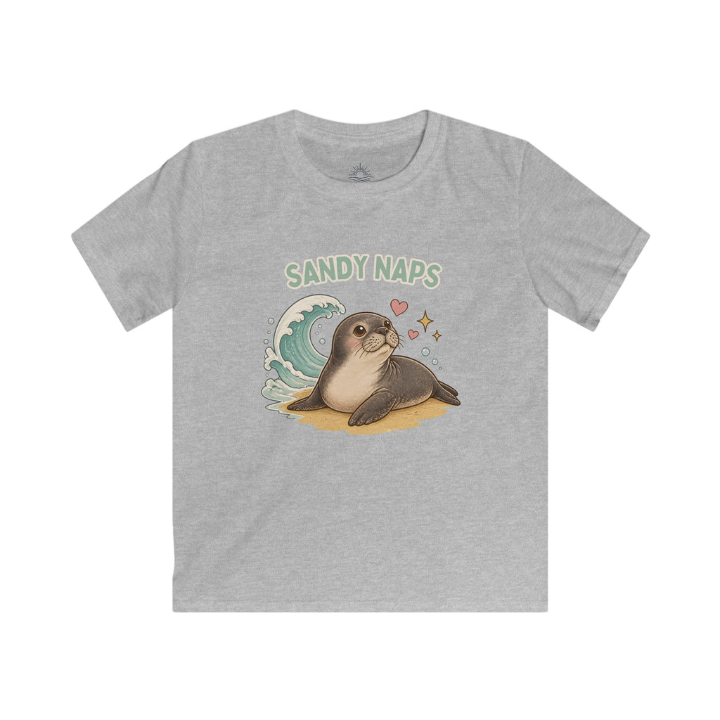 Kids ‘Sandy Naps’ Hawaiian Monk Seal Beach Shirt