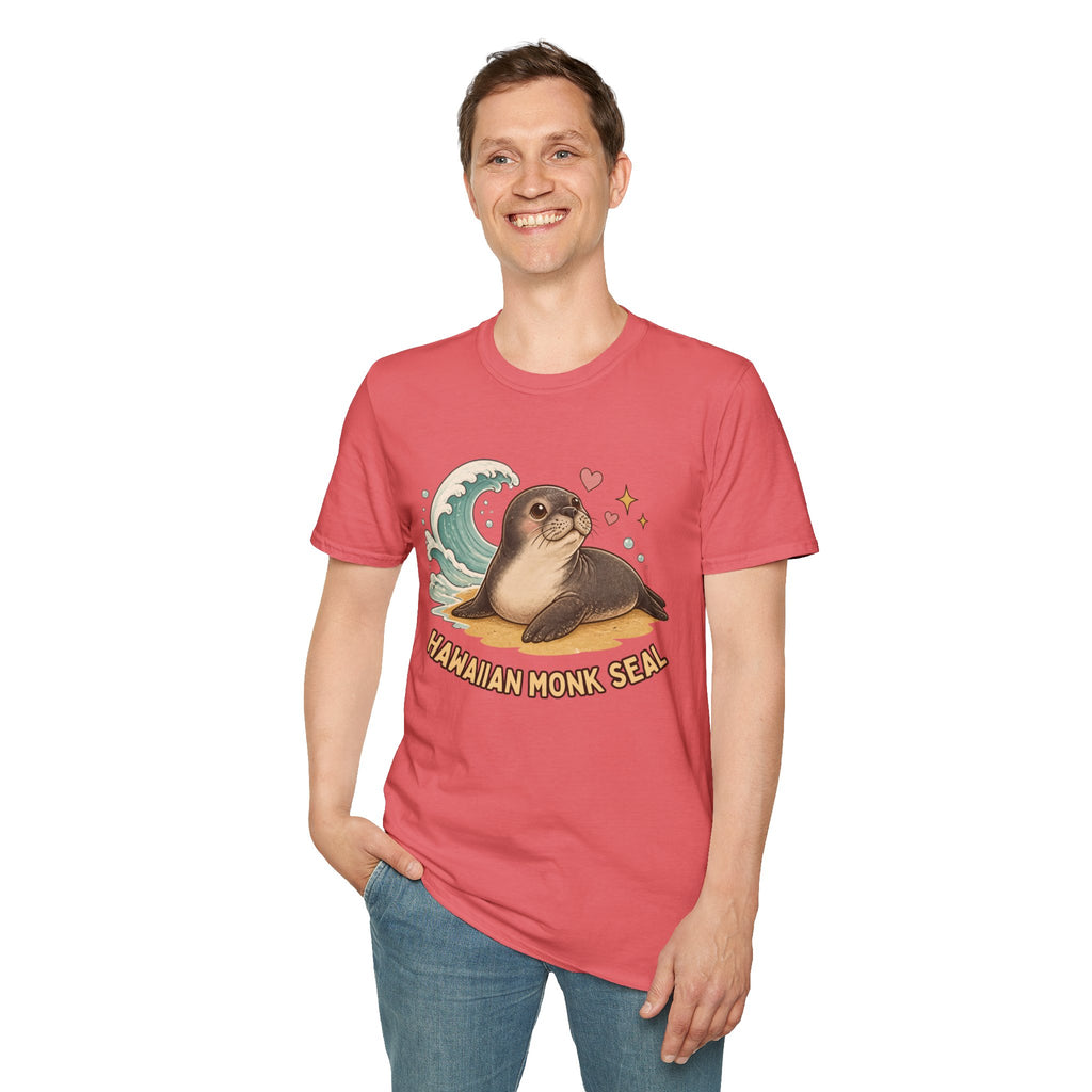 Hawaiian Monk Seal Graphic Shirt – Cute Ocean Design