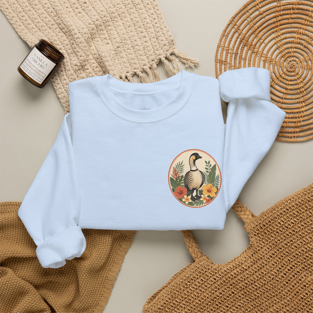 Vintage Goose Floral Crewneck – “Chaos Persists” Design