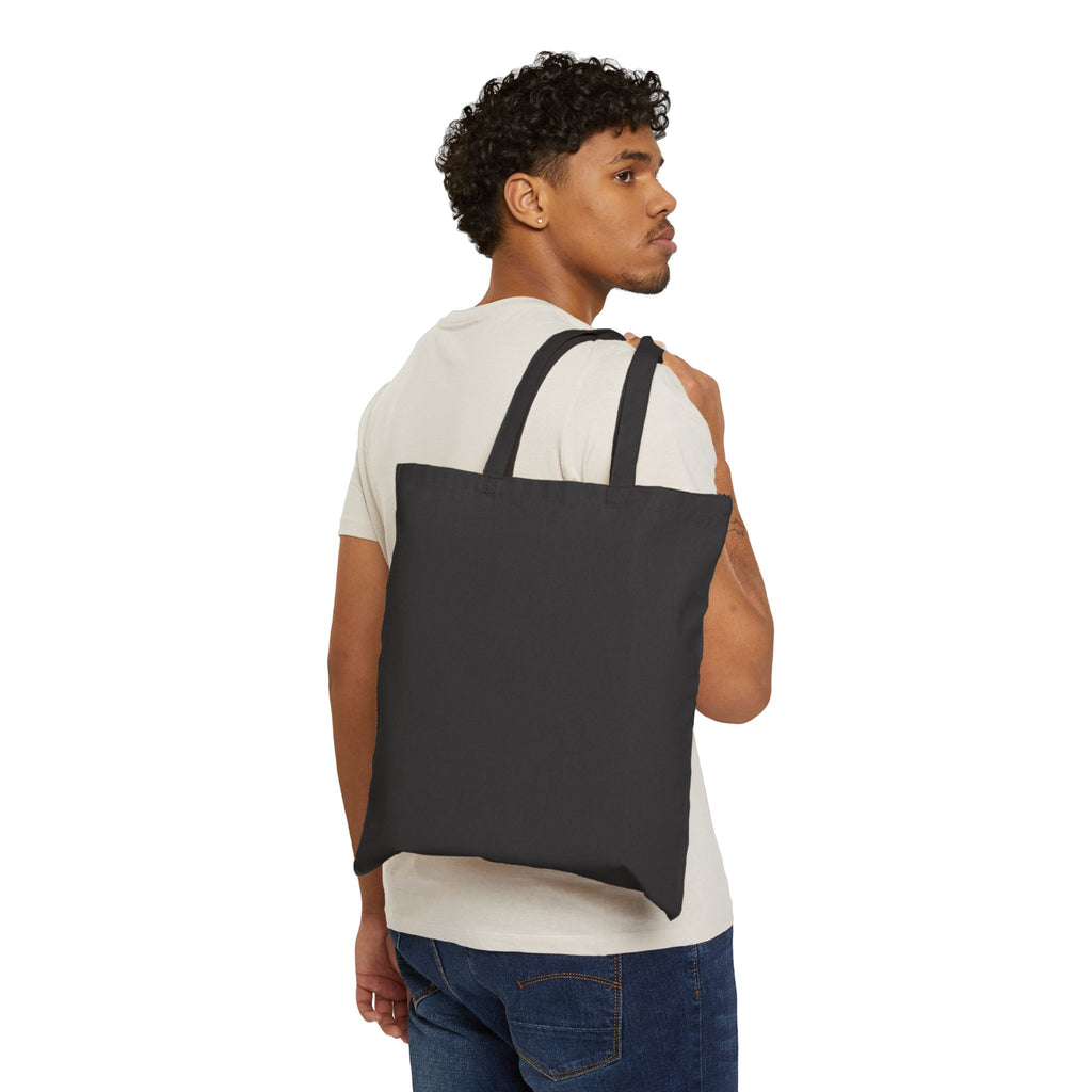 Spellbound Bookshop Tote — Witchy Cat & Stacked Books Canvas Bag