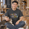 Meow Meow T-Shirt – Cute Cartoon Cats Graphic Tee