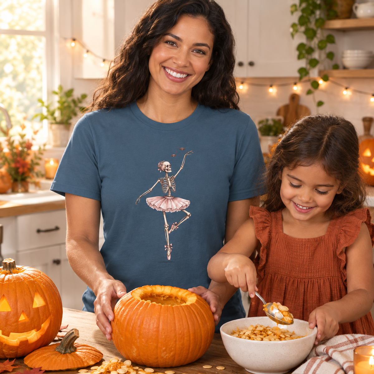 Skeleton Ballerina T-Shirt – Ballet Dance Graphic