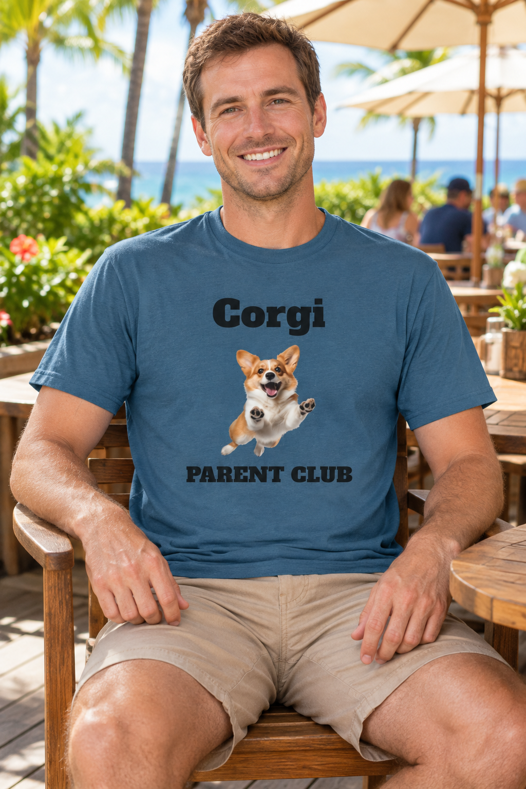 Custom Pet Parent Tee – Personalized Photo & Breed Text