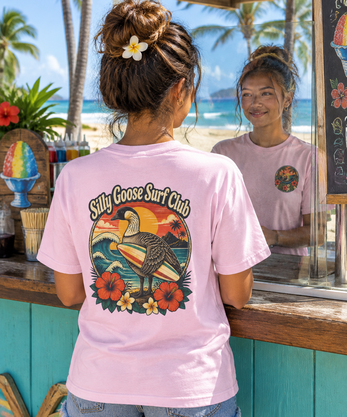 Silly Goose Surf Club Shirt – Retro Hawaiian Nēnē