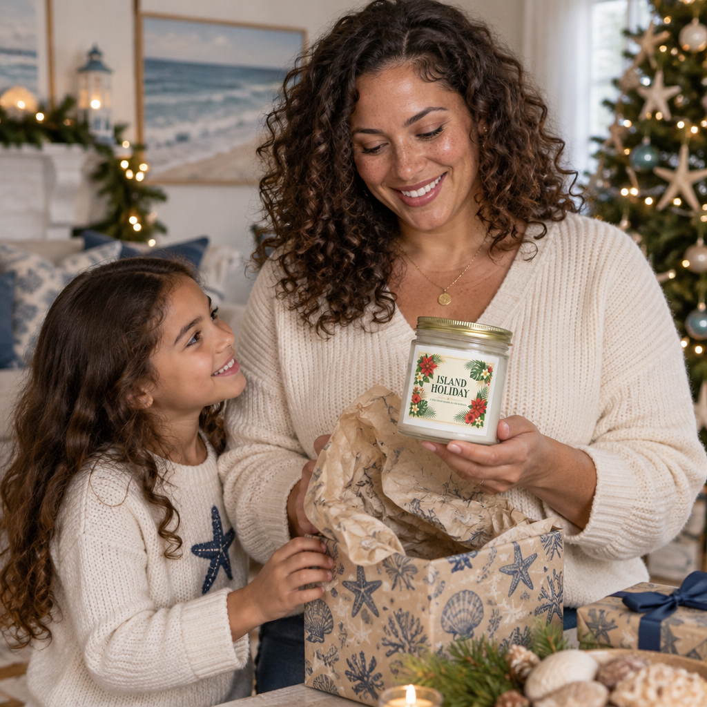 Island Holiday Candle — Hawaiian Christmas Scented Candle