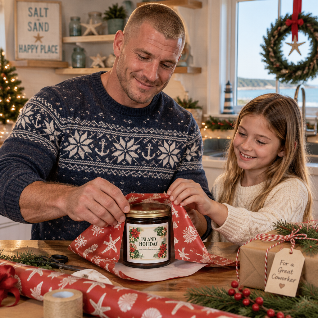 Island Holiday Candle — Hawaiian Christmas Scented Candle