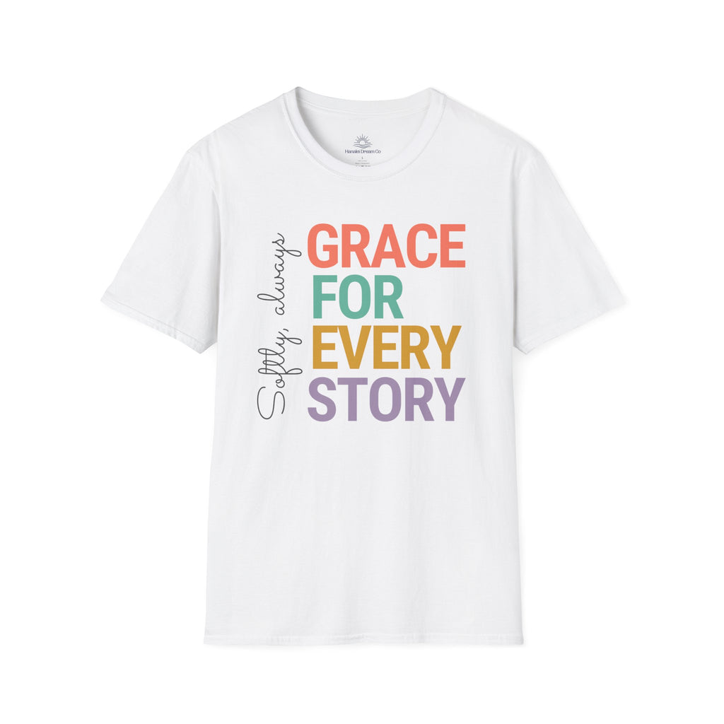 Grace For Every Story T-Shirt | Inspirational Faith Typography