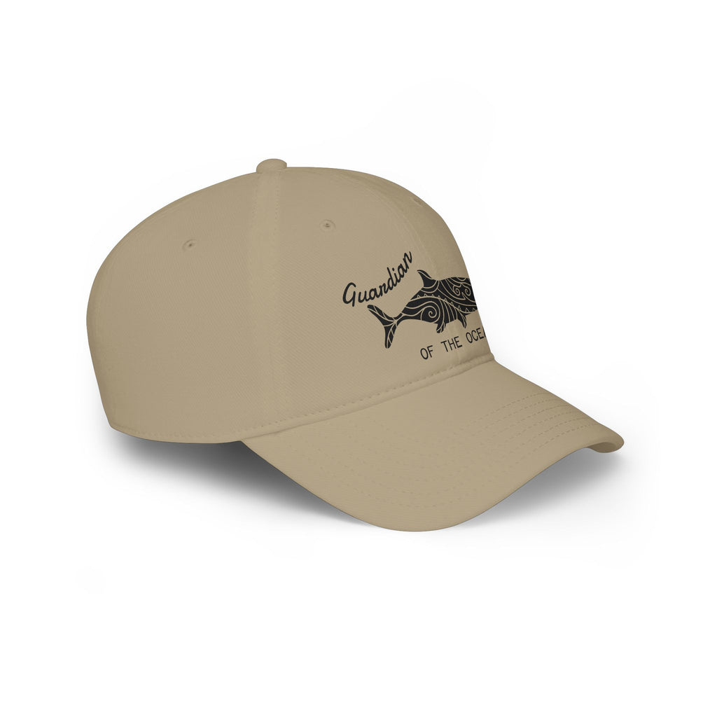 Ocean Guardian Tribal Shark Cap – Embroidered Ocean Hat