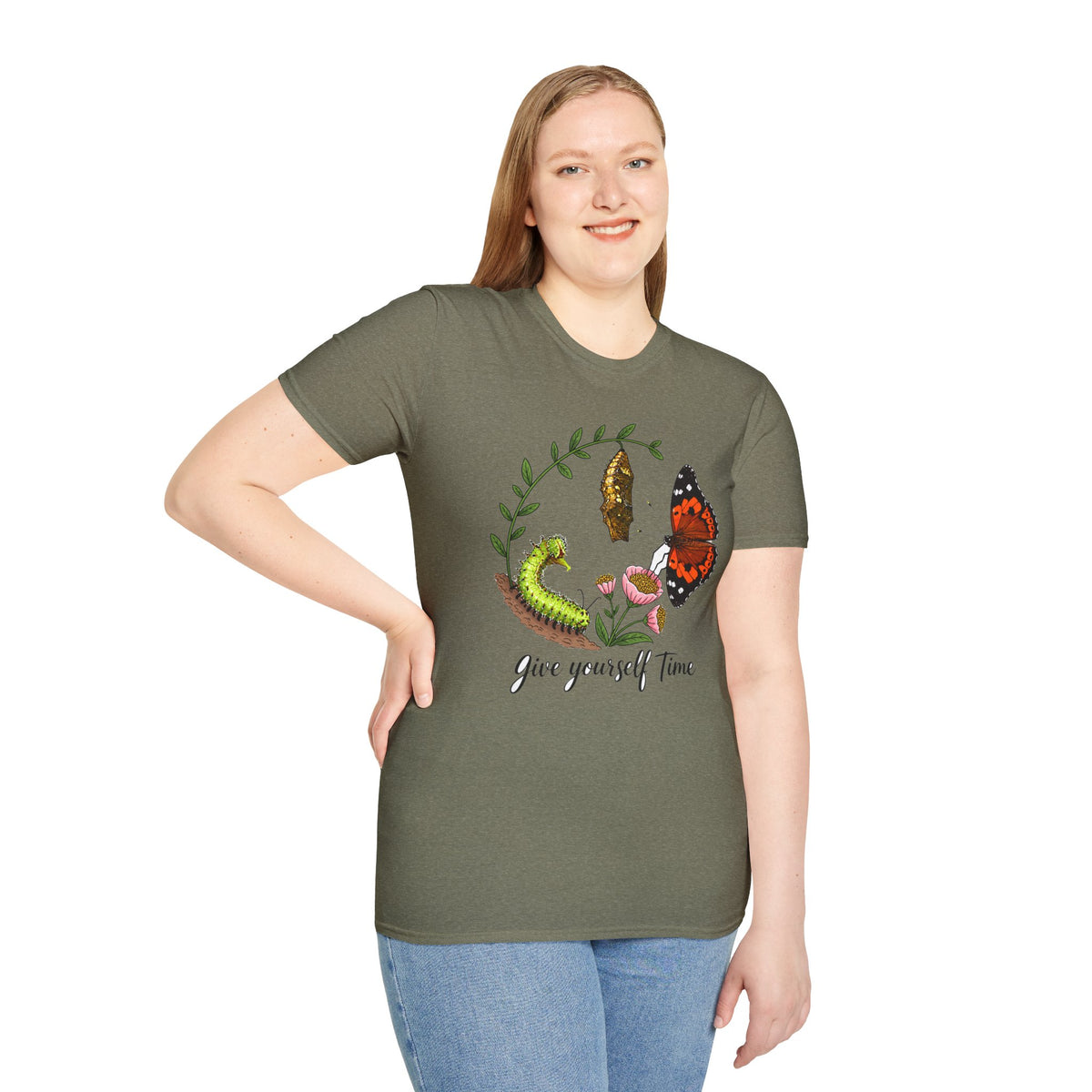 Give Yourself Time Kamehemeha Butterfly Transformation T-Shirt