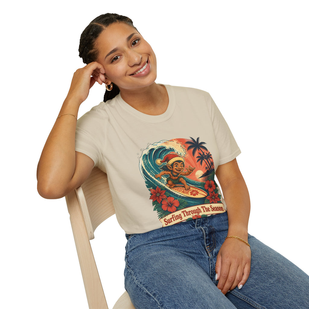 Menehune Surfing Through the Season T-Shirt