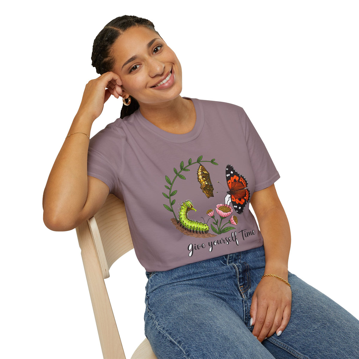 Give Yourself Time Kamehemeha Butterfly Transformation T-Shirt