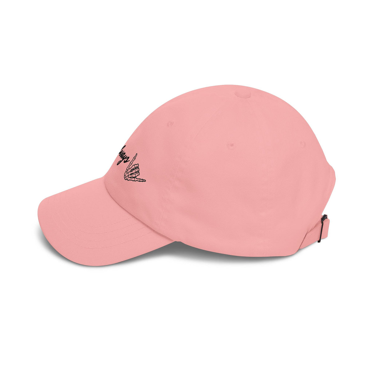 Aloha Always Dad Cap — Hawaiian Skeleton Shaka Hat