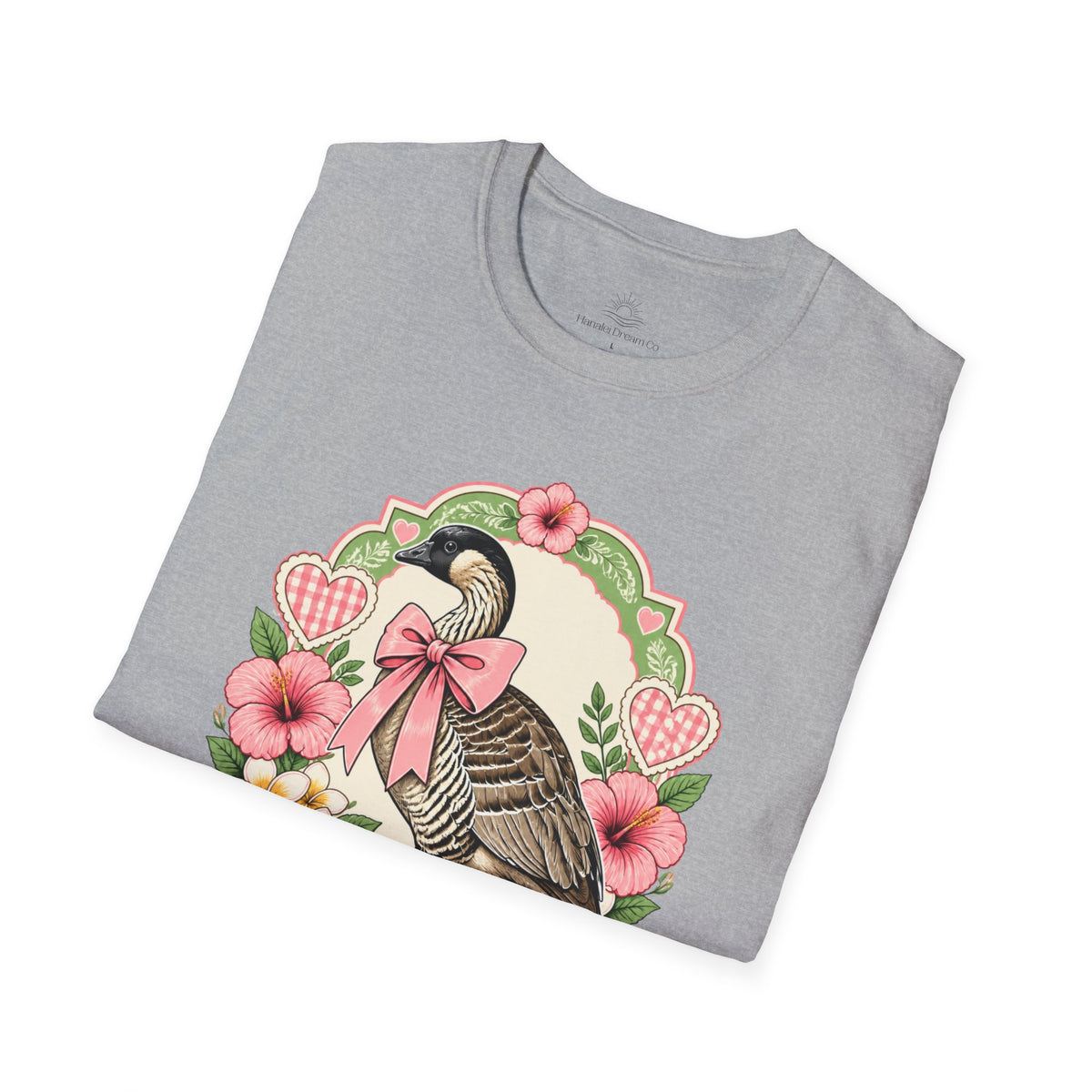 Silly Nēnē Club T-Shirt — Retro Hawaiian Goose Floral