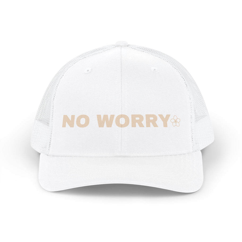 No Worry Snapback Trucker Cap — Casual Lightweight Mesh Hat