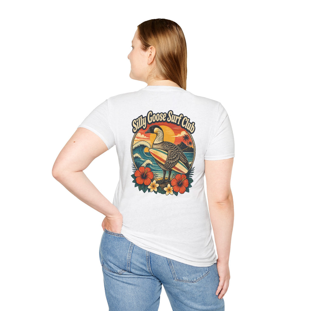Silly Goose Surf Club Shirt – Retro Hawaiian Nēnē