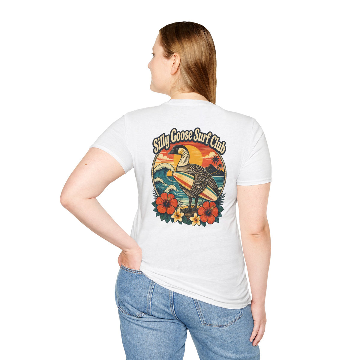 Silly Goose Surf Club Shirt – Retro Hawaiian Nēnē